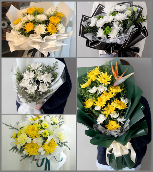 广东佛山市高明区荷城街道范洲村白事花束代送